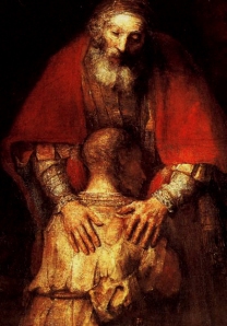 Return of the Prodigal Son, (detail) by Rembrandt Van Rijn